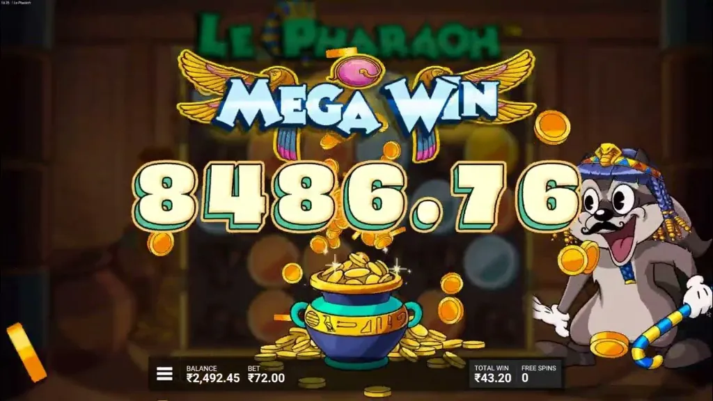 Κέρδη στον слот Le Pharaoh